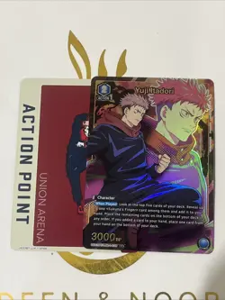 Union Arena Jujutsu Kaisen Yuji Itadori U* Alt Art Action Point Yuji Itadori - Image 1