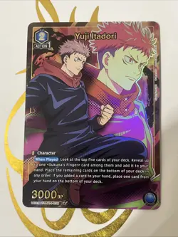 Union Arena Jujutsu Kaisen Yuji Itadori U* Alt Art Action Point Yuji Itadori - Image 2