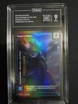 Wonders of the First Prerelease Foil Proof - Zephyrus Skyarc *SSP* TAG 9 - Image 1