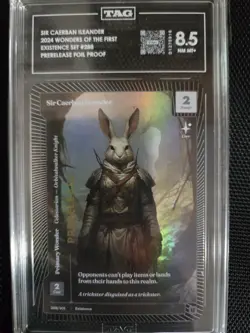 Wonders of the First Prerelease Foil Proof - Sir Caerban Ileander *SSP* - Image 1