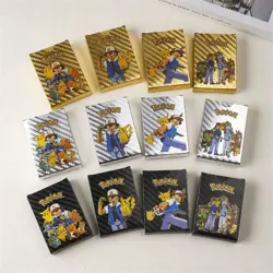 pokemon 55pcs One Box Cards Gold Silver Black Colorful Vmax GX Vstar - Image 4