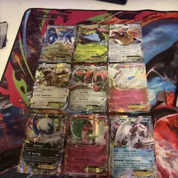 Pokemon TCG Ex Ultra Rare Lot of 9 Cards Near Mint Condition No Duplicates - Image 1
