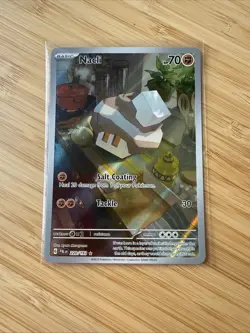 Pokemon Nacli TCG Scarlet & Violet Paldea Evolved Holo Illustration Card 220/193 - Image 1