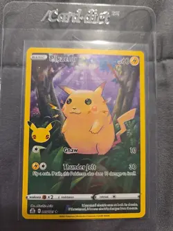 Pokemon TCG Celebrations Pikachu Holo Rare Card 005/025 - Image 1