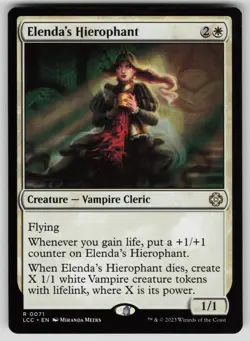 Elenda's Hierophant Normal R Commander: The Lost Caverns of Ixalan 71 NM - Image 1