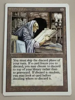 Library of Leng - MTG - REVISED (3rd) - ENGLISCH - ©1994 M/NM Uncommon - Image 1