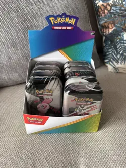Pokemon TCG Unova Mini Tin Black Bolt/White Flare x9 SEALED TINS - Image 1