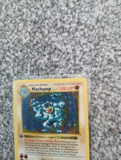 Pokemon TCG Machamp Holo 1st Edition Shadowless Card Base Set 8/102 - Image 2