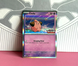 Cleffa Stamped Promo | Pokemon Obsidian Flame | 037 | NM Pack Fresh - Image 1