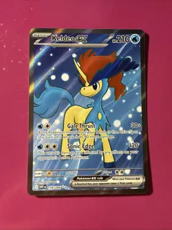 Keldeo EX 159/086 Full Art NM/M White Flare Pokemon Card - Image 1