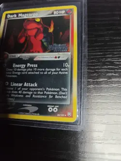 Dark Magcargo Holo 38/109 EX Team Rocket Returns STAMPED Pokemon Card - Image 3