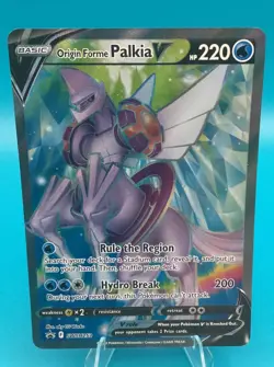 Pokemon Origin Forme Palkia V SWSH253 SWSH Promo Holo NM - Image 1