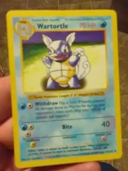 Pokemon TCG Wartortle Base Set 42/102 Regular Shadowless Uncommon - Image 1