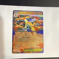 Pokemon Mega Charizard Y EX 030/MEP Holo Rare Black Star Promo Full Art - Image 1