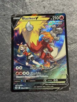 Pokemon TCG - Blaziken V - Trainer Gallery Holo Ultra Rare TG14/TG30 - Image 1