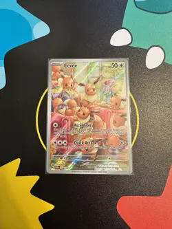 Pokemon TCG Eevee 188/167 Twilight Masquerade Full Art Illustration Rare - Image 1