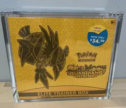 2017 Pokemon Sun & Moon Guardians Rising ETB Elite Trainer Box Sealed with Case - Image 1
