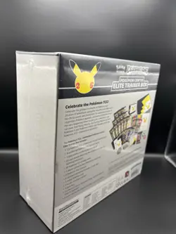 Pokemon Center TCG Celebrations ETB Elite Trainer Factory Sealed Box SMALL DENT - Image 4