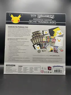 Pokemon Center TCG Celebrations ETB Elite Trainer Factory Sealed Box SMALL DENT - Image 5