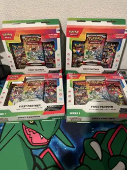 Pokemon TCG First Partner Illustration Collection Series 1 Sealed - Lot of 4 - Image 1