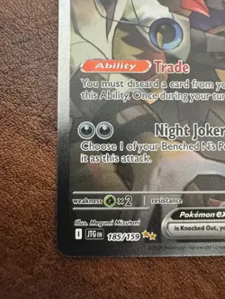 Pokemon N's Zoroark EX Sv09 Journey Together Special Illustration Holo 185/159 - Image 5