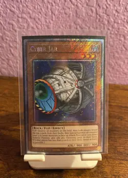 YuGiOh Cyber Jar (Platinum Secret Rare) RA03-EN095 1st Ed - Image 1