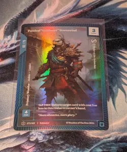 Wonders Of The First Percival Stormwind (U) Serialized 2/75 Foil NM - Image 1