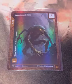 Wonders Of The First Experiment B-2101 Token Serialized 39/99 Foil NM - Image 1