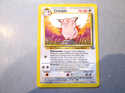 Pokemon Card , CLEFABLE , 17/64 , (Jungle SET) Non -Holo .(1999) LP - Image 1