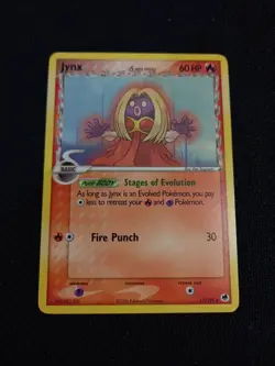 Pokemon TCG Jynx Card EX Dragon Frontiers, Delta Species, 17/101 Regular Rare NM - Image 1