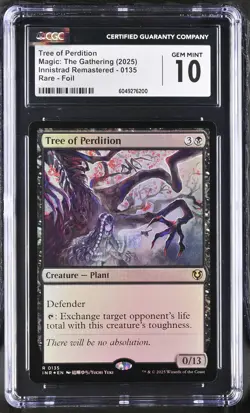 TREE OF PERDITION Innistrad Remastered Foil Rare CGC 10 MTG [Nostalgium] - Image 1