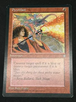 Magic the Gathering MTG Pyroblast Red Ice Age Common - Image 1