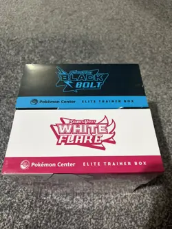 Pokemon Center Black Bolt & White Flare Elite Trainer Box ETB Set - Sealed - Image 3