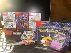 Pokemon Sealed Lot. Prismatic Evolutions, Paldean Fates, and Destined Rivals. - Image 1