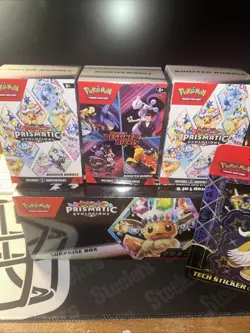 Pokemon Sealed Lot. Prismatic Evolutions, Paldean Fates, and Destined Rivals. - Image 2