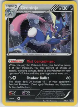 Pokemon TCG Greninja - Promo XY Promos XY24 - Image 1