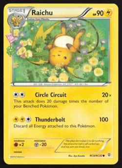 Raichu RC9/RC32 Common Generations Pokemon Near Mint - Image 1