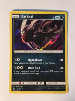 Darkrai 87/147 Holo Rare Burning Shadows Pokemon HOLO NM/M - Image 1