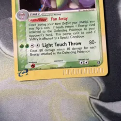 Shiftry 12/100 EX Sandstorm Rare Holo Pokemon TCG near Mint 2003 e series - Image 3