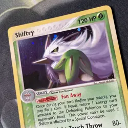 Shiftry 12/100 EX Sandstorm Rare Holo Pokemon TCG near Mint 2003 e series - Image 4