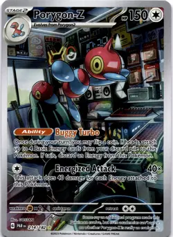 Pokemon Porygon-Z 214/182 Paradox Rift Illustration Rare NM - Image 1
