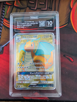 TAG GEM MINT 10 - Dragonite GX 103/094 Sm11: Miracle Twin Holo (Japanese) - Image 1