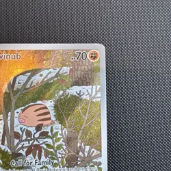 Pokemon TCG Swinub 165/159 Journey Together Full Art Illustration Rare Card NM/M - Image 5