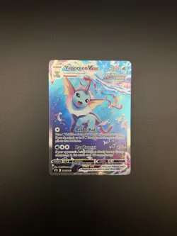Vaporeon VMAX SWSH182 SWSH: Sword & Shield Promo Cards Holo NM - Image 1