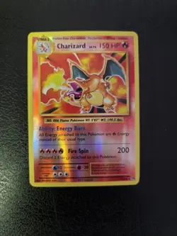 Charizard 11/108 REVERSE HOLO RARE EVOLUTIONS POKEMON CARD - ENGLISH EXC - Image 1