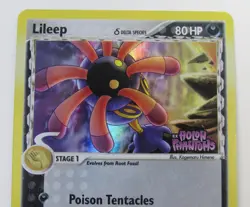 Lileep 68/110 Reverse Holo Delta Species EX Holon Phantoms Stamped Pokemon Card - Image 2