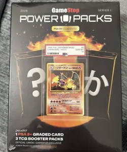 2026 GameStop Series 1 Power Pack a collector's box that includes a Pokemon card - Image 1