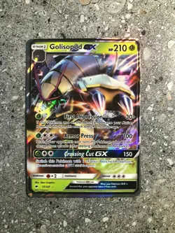 Pokemon TCG Cards Golisopod GX 17/147 Burning Shadows Ultra Rare EXC - Image 1