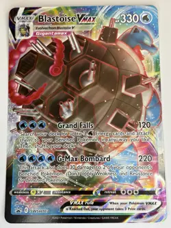 Blastoise VMAX SWSH103 Sword & Shield Standard Promo Pokemon TCG Card NM Jumbo - Image 1