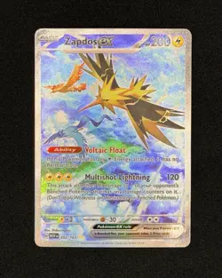 Zapdos ex 202/165 – Pokemon TCG Scarlet & Violet 151 – Full Art – Mint - Image 1